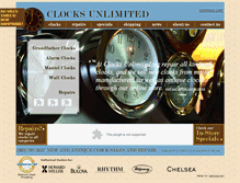 Tablet Screenshot of clocksunlimitednh.com